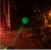 Портативный параллельный луч зеленый светодиодный светодиодный осветитель с зеленой лазерной указкой для освещения темной области